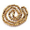 Electroplate Glass Bead Strands LS-EGLA-R094-4mm-01-2