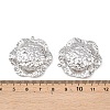 Hammered 304 Stainless Steel Pendants STAS-P424-07P-3