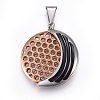 304 Stainless Steel Pendants STAS-O124-02M-2