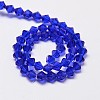 Imitate Austrian Crystal Bicone Glass Beads Strands X-GLAA-F029-4x4mm-06-2