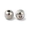 Non-Tarnish 201 Stainless Steel Bead STAS-H214-29C-P-1-2