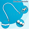   2Pcs Resin Imitation Pearl Bead Bag Straps FIND-PH0008-23A-6