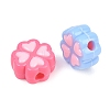 Printed Opaque Acrylic Beads MACR-B838-10-2