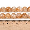 Heated Natural Citrine Beads Strands G-L657-B01-12mm-5