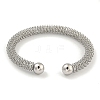 Non-Tarnish Hollowed 304 Stainless Steel Cuff Bangles for Women Men BJEW-P331-13P-3