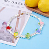 Craftdady 100Pcs 10 Colors Transparent Enamel Acrylic Beads TACR-CD0001-07-11