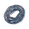 Electroplate Glass Beads Strands EGLA-L030-HR05-3