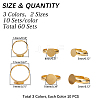 Adjustable Brass Ring Components KK-PH0035-85-2