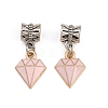 Alloy Enamel European Dangle Charms PALLOY-YW010-02-1