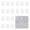 20Pcs Brass S-Hook Clasps KK-TA0008-74-1