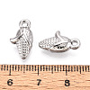 304 304 Stainless Steel Corn Charms STAS-T067-46P-3