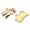 10Pcs Alloy Enamel Pendants ENAM-FS0001-83-2