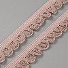 2 Yards Nylon Elastic Flower Edge Lace Trim Ribbons DIY-WH0580-26G-1
