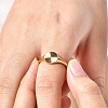 Flat Round 304 Stainless Steel Finger Rings FS-WG268FC-02-2