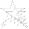 Transparent Acrylic Sewing Template AJEW-NB0007-10E-1