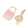 Natural Rose Quartz Beaded Pendants GG-CBA9389-04S-3