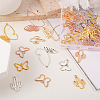  120Pcs 12 Styles Alloy Pendants FIND-TA0002-65-6