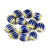 Handmade Millefiori Glass Barrel Beads LS-LA-N002-19B-1
