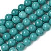 Natural Magnesite Beads Strands G-K244-02-8mm-03-1
