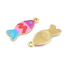 Printed Brass Pendants KK-CBA42CA-06G-02-2