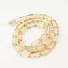 Electroplate Glass Beads EGLA-J023-12x6mm-05-2