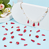 186Pcs 4 Styles ABS Plastic Beads KY-WR0001-08-4