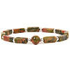 Natural Unakite Beads Stretch Bracelets for Men Women ZE2494-4-1