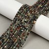 Natural African Bloodstone Beads Strands G-S388-A02-3x4mm-1