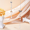 2Pcs Glass Teardrop Window Hanging Suncatchers HJEW-TADJ0019-6