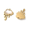 Natural Freshwater Shell Pendants STAS-G397-09G-01-2