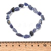 Natural Tanzanite Beaded Stretch Bracelets GG-CBA05D5-02A-11A-5