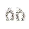 304 Stainless Steel Rhinestone Pendants STAS-V015-12P-1
