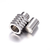 Tarnish Resistant 304 Stainless Steel Magnetic Clasps X-STAS-H055-2-3