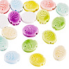 18Pcs 9 Colors Handmade Porcelain Ceramic Beads PORC-TA0001-50-3