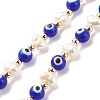 Handmade Evil Eye Lampwork Mobile Straps HJEW-JM00690-4