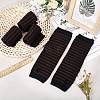 4 Pairs Acrylic Fiber Yarn Knitting Fingerless Gloves AJEW-DJ0001-58D-4