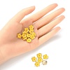 Light Gold Plated Alloy Enamel Pendants ENAM-YW0002-20G-5