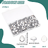 250Pcs Acrylic Rhinestone Cabochons GACR-FG0001-13-2