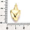 Brass Micro Pave Clear Cubic Zirconia Pendants KK-N268-59G-3