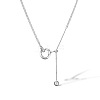 Brass Micro Pave Cubic Zirconia Pendant Necklaces PW-WGAC8FC-02-1