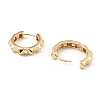 Brass Spike Hoop Earrings EJEW-I289-16KCG-2