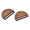 Walnut Wood Pendants WOOD-S054-44-2