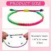 Braided Nylon Thread Cord Bracelets BJEW-SW00049-7