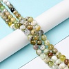 Natural Green Opal Beads Strands G-C029-02A-2