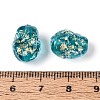 Handmade Foil Glass Beads Strands FOIL-N033-02C-4