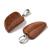 Synthetic Goldstone Pendants G-B127-01P-08-3