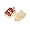 Alloy Enamel Charms PALLOY-F316-06G-2