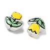 Transparent Glass Enamel Beads LAMP-C023-01C-3
