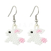 Glass Dangle Earrings EJEW-MZ00317-1