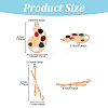10Pcs 2 Styles Zinc Alloy Pendants FIND-YW0009-58-3